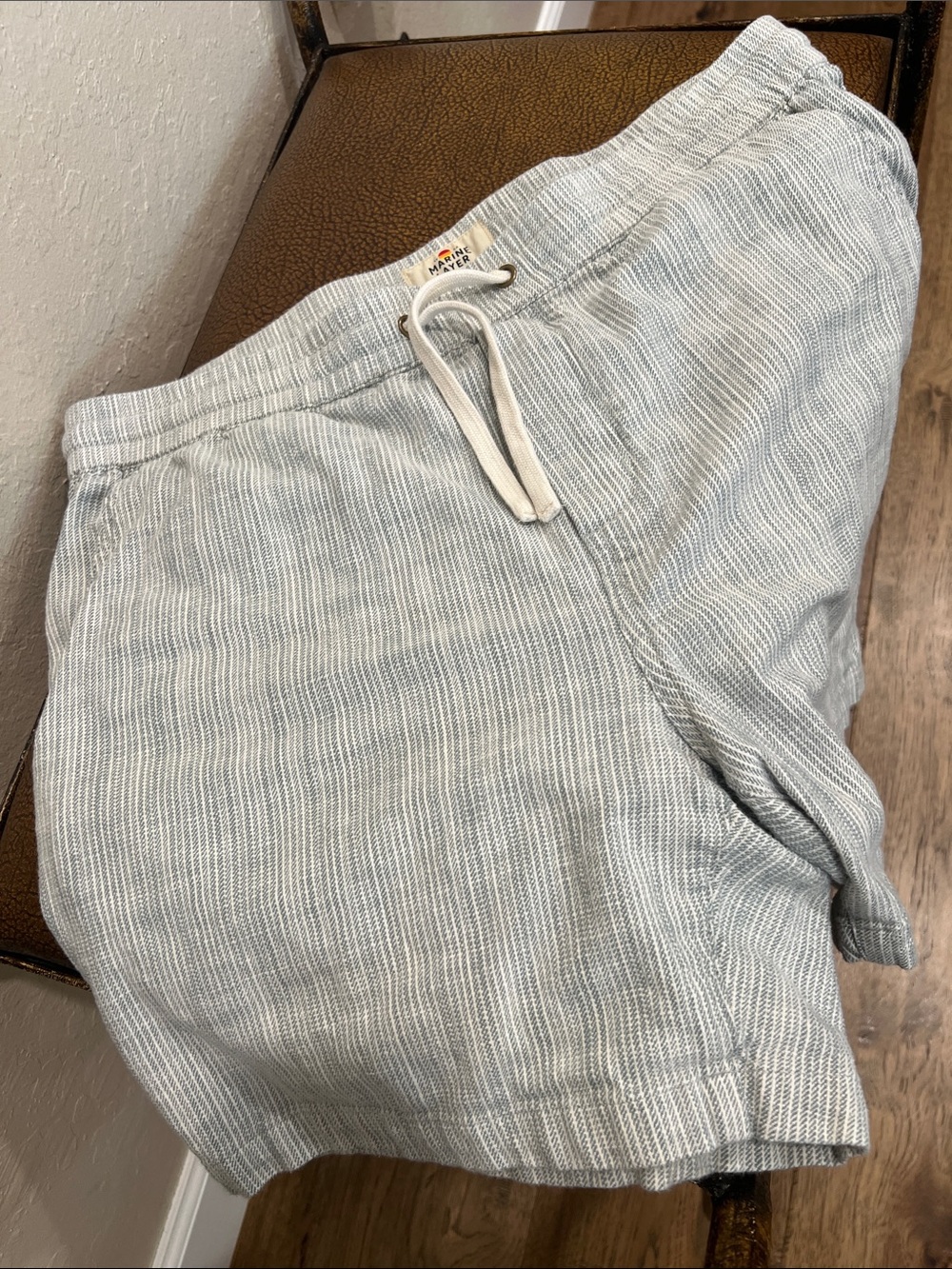 Like New Marine Layer SF, Ca Stretch, Lightweight Drawstring Flat Front Shorts!
